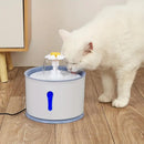 Fonte de água automática para gatos com filtro, 2,4L, para cães e gatos.