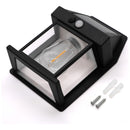 Kit de 4 apliques de parede solares retrô.