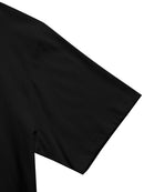 Camiseta masculina 100% algodão - Camiseta minimalista com estampa de avião e gola redonda.