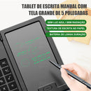 Mini calculadora de escritório com tela sensível ao toque e caneta stylus para caligrafia.
