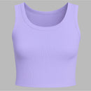 Top cropped canelado premium em 10 cores.