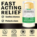 Creme hidratante em bastão para cães e gatos, suaviza rachaduras ressecadas, hidratação profunda para patas e focinhos de animais de estimação.