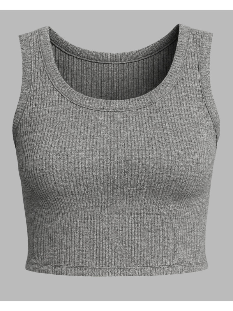 Top cropped canelado premium em 10 cores.