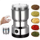 Moedor multifuncional de café e especiarias, 110V, design em aço inoxidável, 4 lâminas.