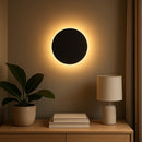 Aplique de parede Eclipse - Branco e Preto, para uso interno/externo, AR55