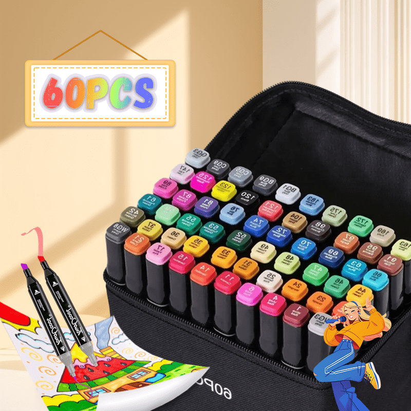 Kit de Materiais de Arte 168pcs.