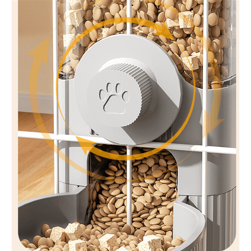 Bebedouro automático suspenso de 1200ml para cães e gatos.