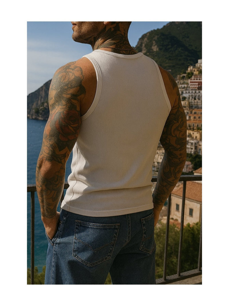 Regata canelada masculina americana.