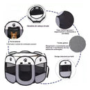 Casinha dobrável grande para cães, 114 x 114 x 58 cm.