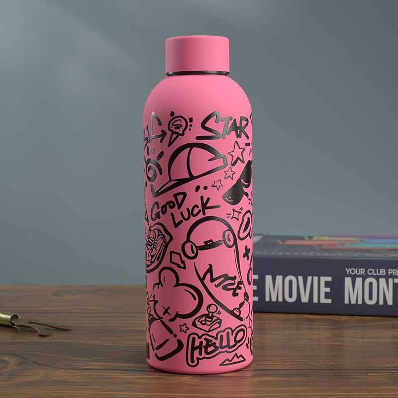 Garrafa Térmica de Aço Inoxidável de 500ml.