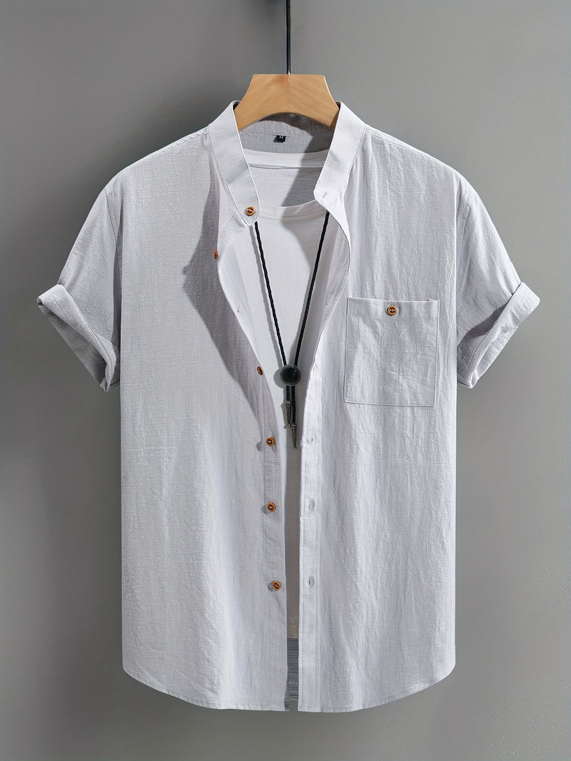 Camisa casual masculina.