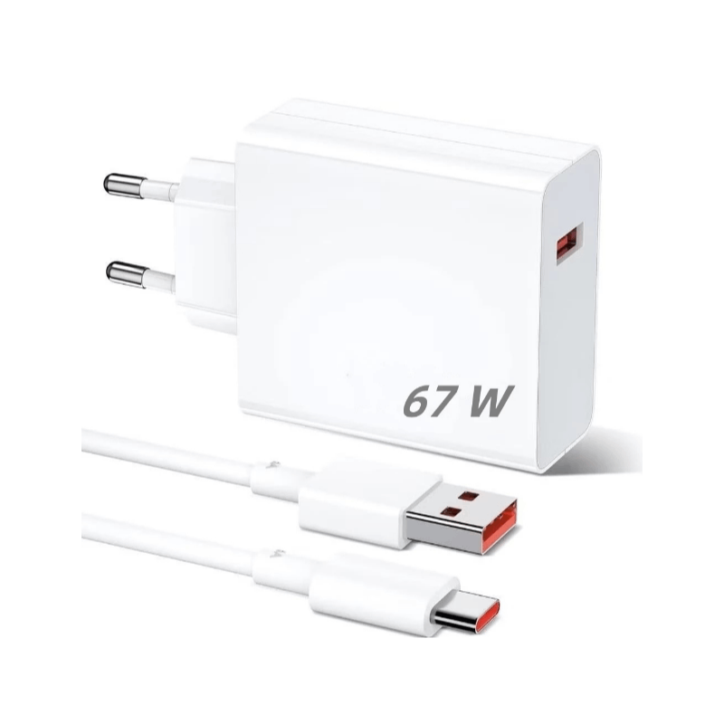 Carregador Turbo 67w, tipo c.