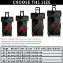 Conjunto de 2 peças de malas estampadas (1 mala de viagem + 1 capa protetora para mala), mala de mão com rodinhas.