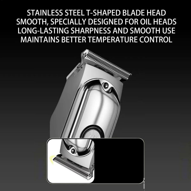 Máquina de cortar cabelo elétrica profissional à prova d'água.