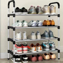 Sapateira multifuncional para 3 a 7 andares, organizador removível.