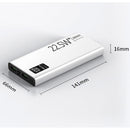 Carregador Portátil Turbo com Tela LCD.