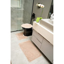 Tapetes de banho antiderrapantes de luxo para banheiro, conjunto de 3 peças, listrados.