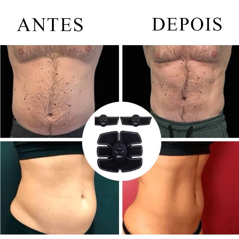 Aparelho multifuncional para exercitar os músculos abdominais, pernas e braços.