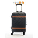 Mala de viagem, Tamanhos 17, 18, 19, 20 e 21 polegadas. Possuem protetores de canto em liga de alumínio resistentes a impactos e trava TSA. Feitas de ABS e fibra de poliéster refinada com superfície lisa.