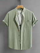Camisa casual masculina.
