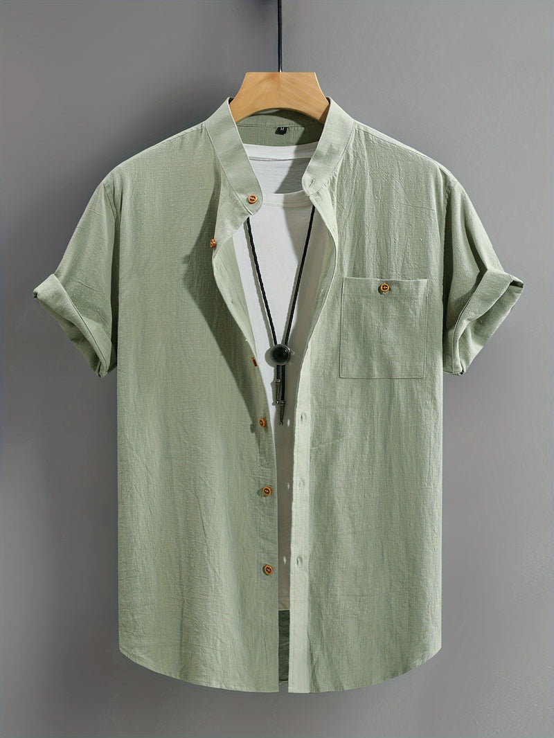 Camisa casual masculina.