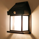 Kit de 4 apliques de parede solares retrô.