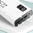 Carregador Portátil Turbo com Tela LCD.