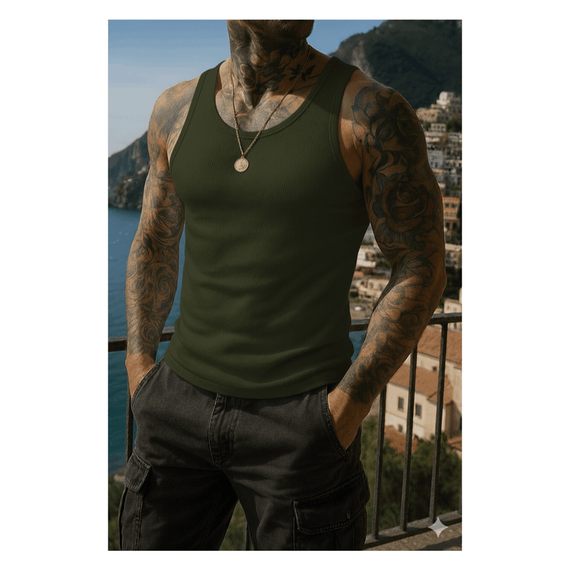 Regata canelada masculina americana.