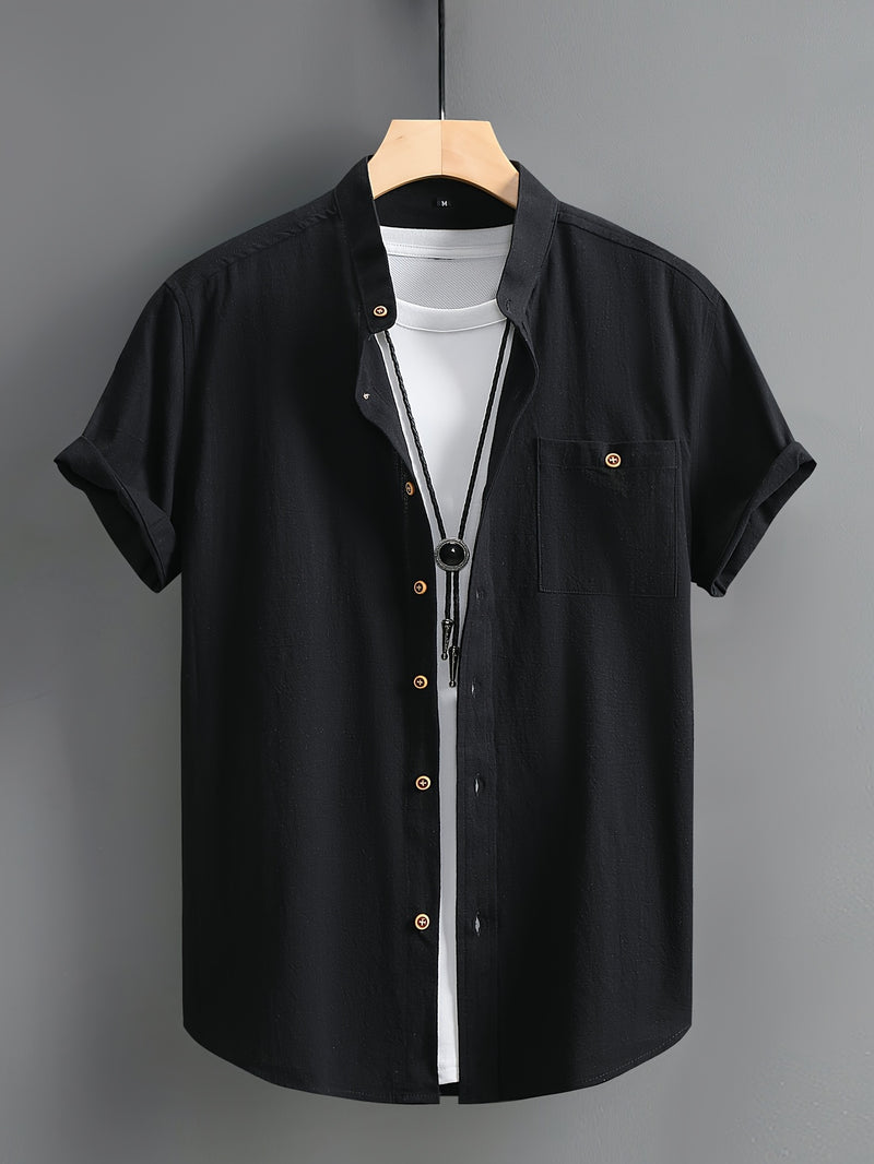 Camisa casual masculina.