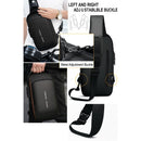 Pochete Transversal COR: CINZA, Antifurto com Fecho Impermeável Tecido Macio Unissex Casual.