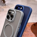 Capa de celular de luxo com suporte magnético, resistente a impactos e com carregamento sem fio.