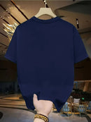 Camiseta masculina 100% algodão - Minimalista com estampa da cruz de Judá Yeshua.