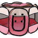 Casinha dobrável grande para cães, 114 x 114 x 58 cm.