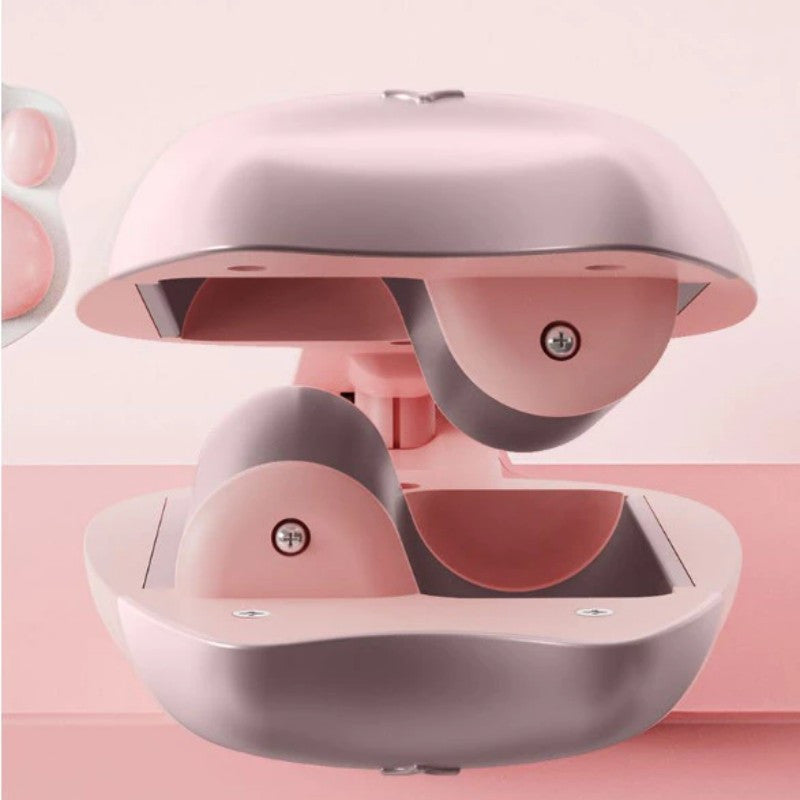 Modelador de ondas profissional de cerâmica com barril duplo de 32 mm para penteados.