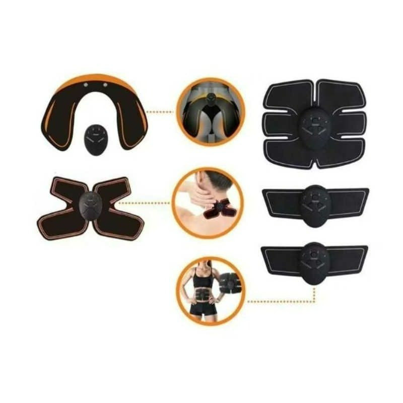 Aparelho multifuncional para exercitar os músculos abdominais, pernas e braços.