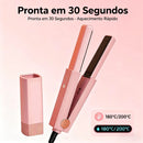 Chapinha de cabelo sem fio, aquece rápido, fácil de transportar, ideal para viagens.