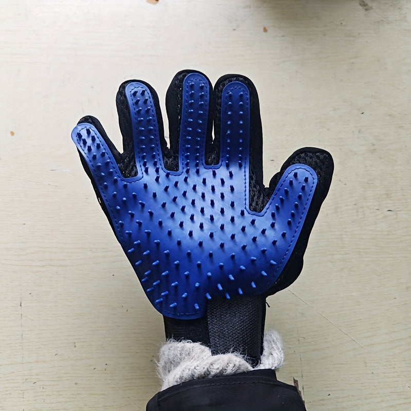 Luvas para Higiene de Animais de Estimação.