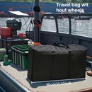 Mala de viagem grande com vários compartimentos e alça de ombro ajustável - Bolsa de viagem resistente em nylon.