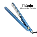 Chapinha de cabelo profissional bivolt (110V/220V) com revestimento em nano titânio e cerâmica – 450°C