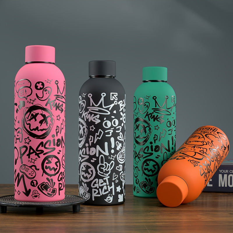 Garrafa Térmica de Aço Inoxidável de 500ml.