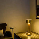 Luminária de mesa LED, Estilo Europeu Moderno, ajustável com temperatura de cor regulável e carregamento USB por controle de toque, com bateria recarregável