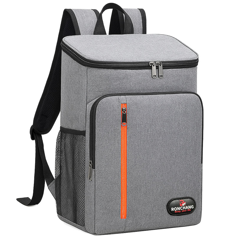 Mochila térmica grande de 20 litros, portátil, à prova d'água e resistente.
