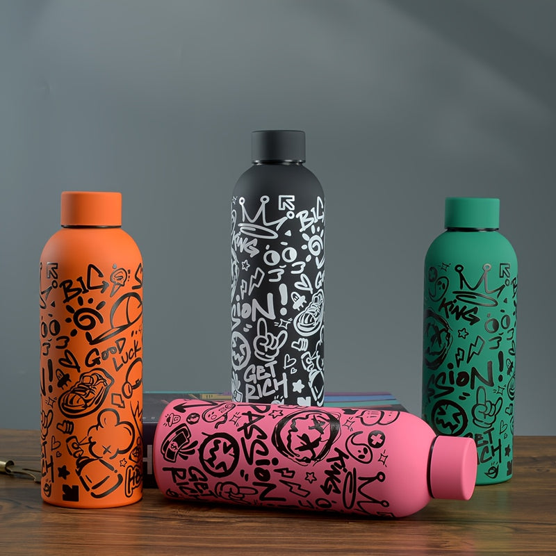 Garrafa Térmica de Aço Inoxidável de 500ml.