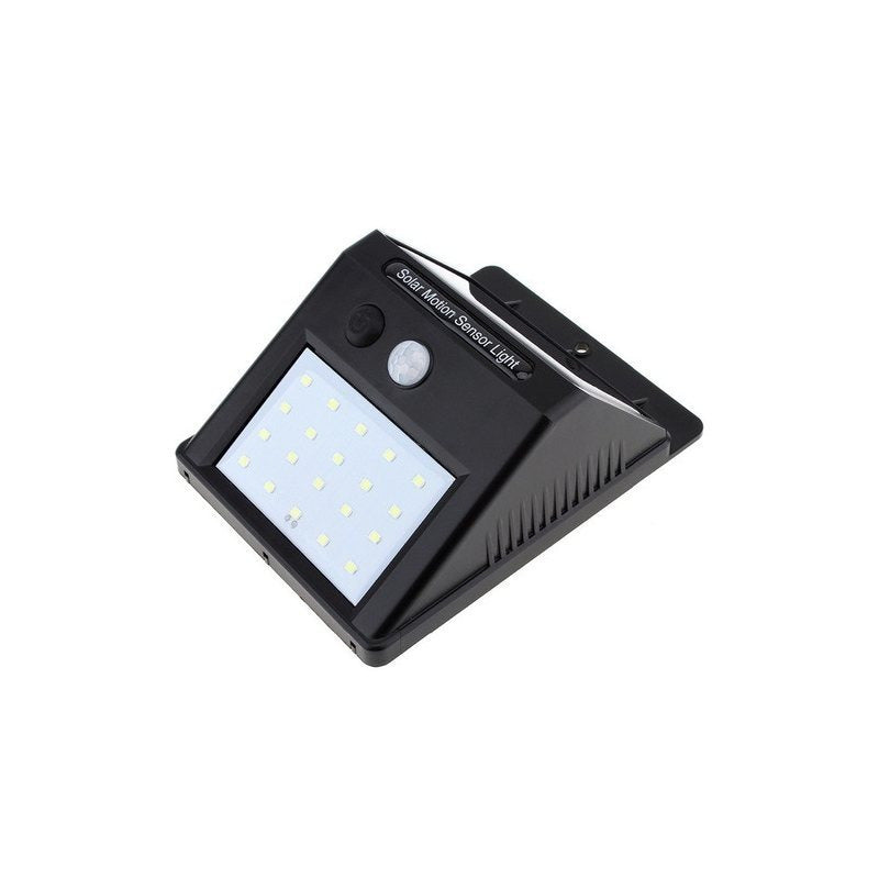 Lanterna solar com 30 LEDs - Sensor de movimento e ativação automática no escuro, fácil instalação.