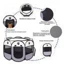 Casinha dobrável grande para cães, 114 x 114 x 58 cm.