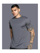 Camiseta masculina para treino na academia.