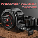 Trena industrial de 3/5/7,5 m com sistema duplo métrico e imperial, ferramenta de medição durável e resistente a quedas.