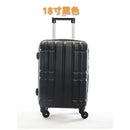 Mala de viagem, Tamanhos 17, 18, 19, 20 e 21 polegadas. Possuem protetores de canto em liga de alumínio resistentes a impactos e trava TSA. Feitas de ABS e fibra de poliéster refinada com superfície lisa.