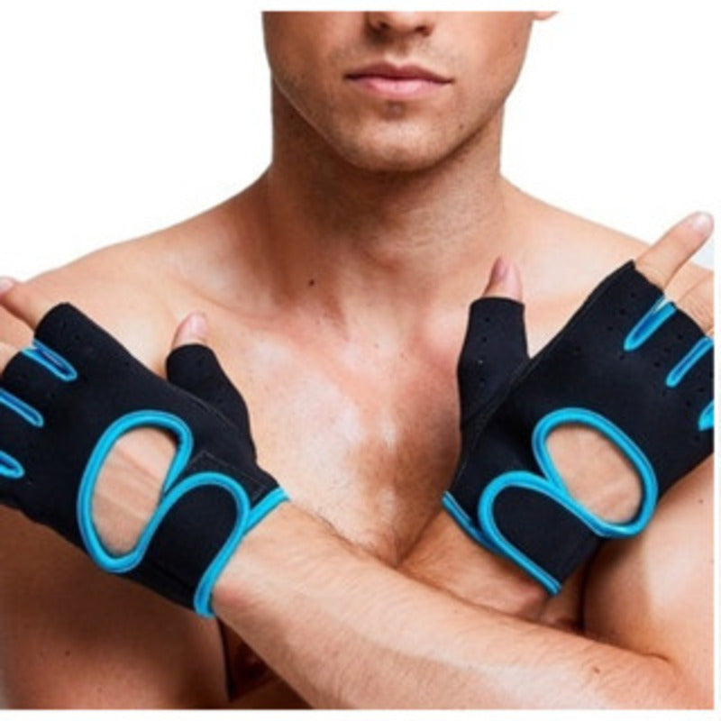 Luvas de ginástica antiderrapantes para homens e mulheres - Treinamento de força e condicionamento físico.