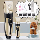 Kit profissional de 11 peças para tosa de cães e gatos.